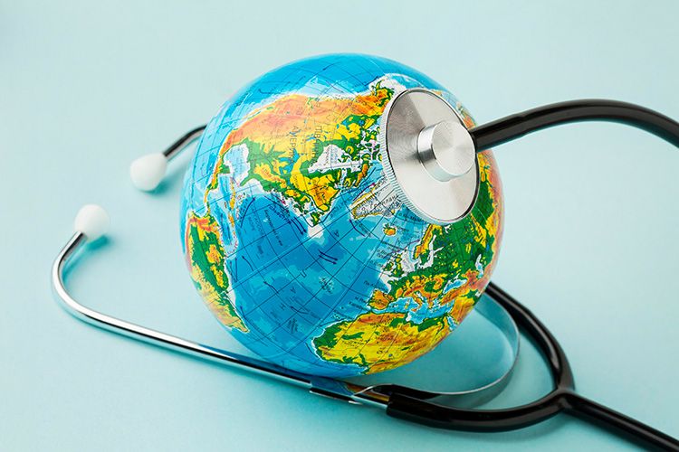 Health Tourism globe