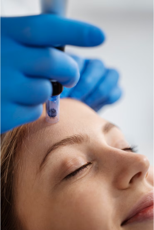 A Woman getting Mesotherapy