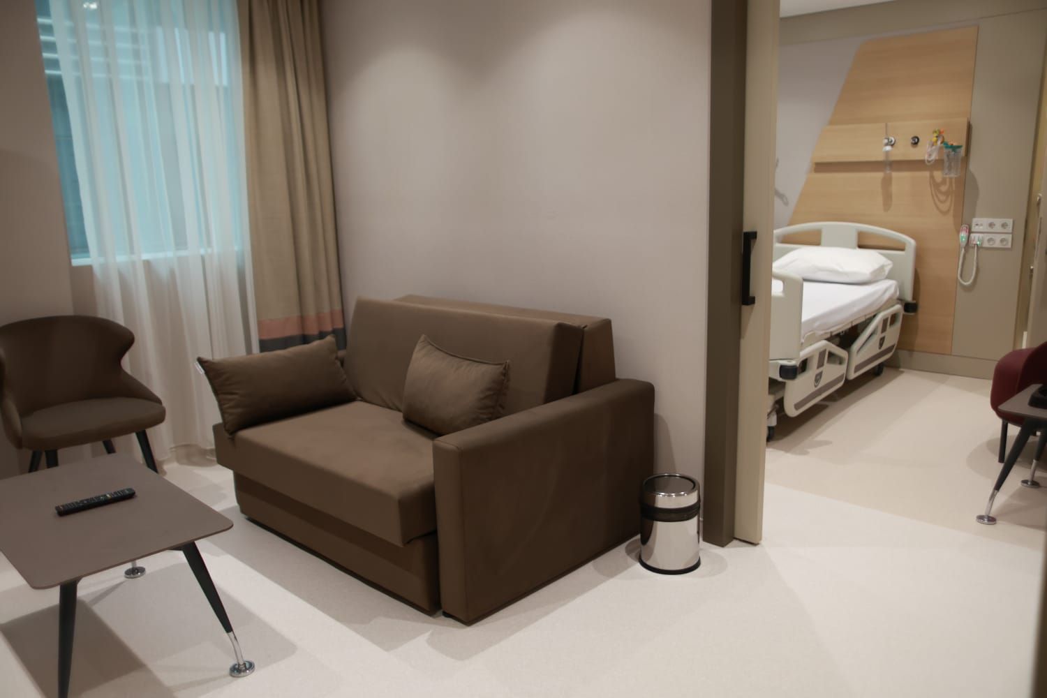 Resting Space for Visitors in the Patient Rooms at our Aesthetic and Plastic Surgery at Our Clinic