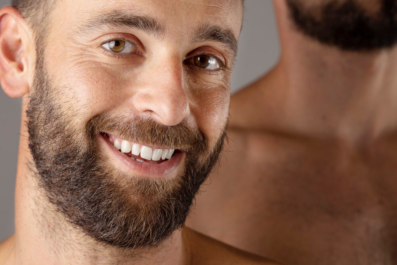 Smiling Man with Beard