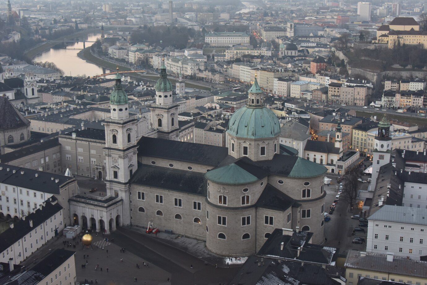 High Hohensalzburg Fortress Angle